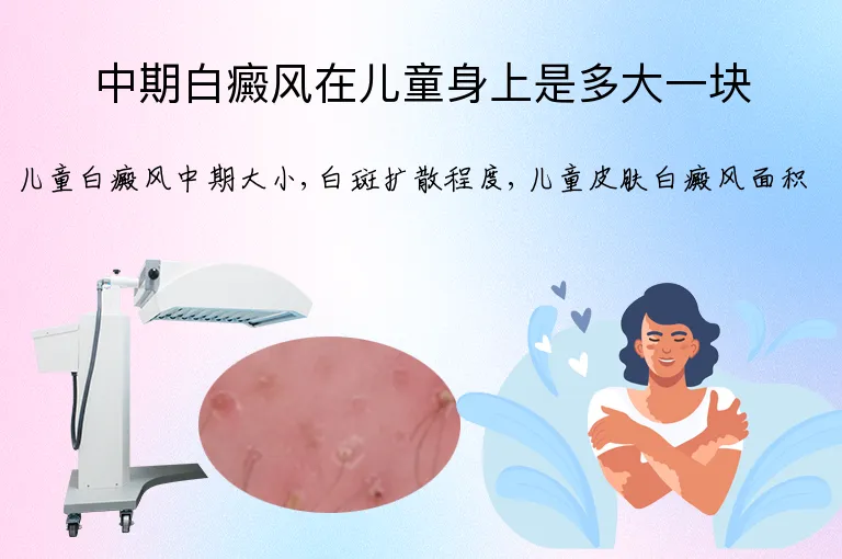 中期白癜风在儿童身上是多大一块
