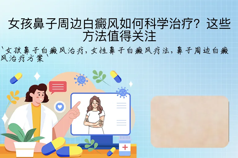 女孩鼻子周边白癜风如何科学治疗？这些方法值得关注