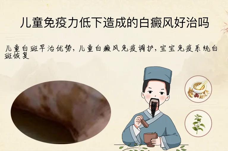 儿童免疫力低下造成的白癜风好治吗