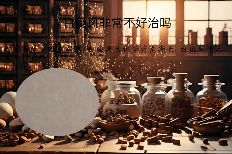 白癜风非常不好治吗