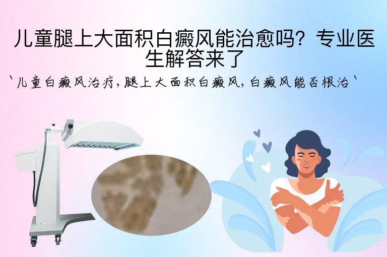 儿童腿上大面积白癜风能治愈吗？专业医生解答来了